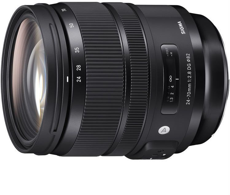 Sigma - 24-70mm F2,8 DG OS HSM - Lens - Zwart - Filterschroefdraad 82 mm