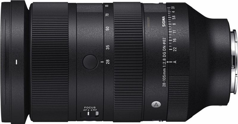 Sigma - 28-105mm F/2.8 DG DN Art - Standaardzoomlens - Zwart - Sony E-mount