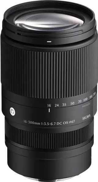 Sigma - 16-300mm F3,5-6,7 DC OS - Objectief - Zwart - Spatwater- en Stofbestendig