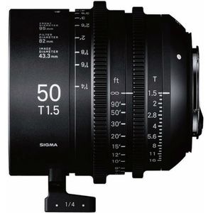 Sigma 50mm T1.5 FF F/CE Cine FF High Speed Prime FF Canon EF Metric