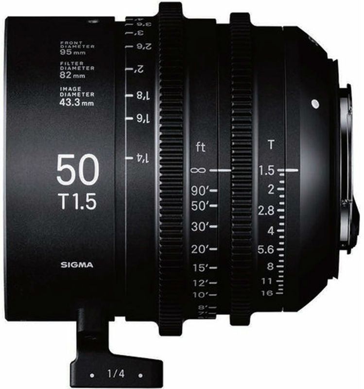 Sigma 50mm T1.5 FF F/CE Cine FF High Speed Prime FF Canon EF Metric