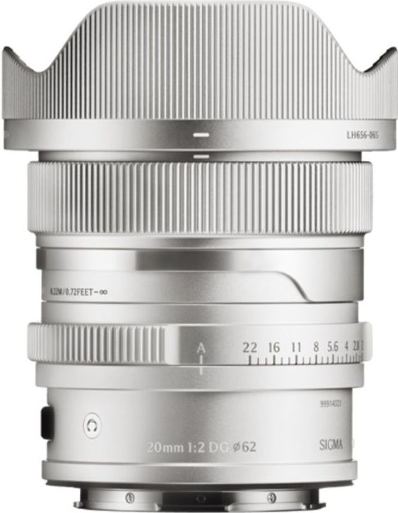 Sigma - 20mm F2.0 DG Contemporary - Objectief - Zilver