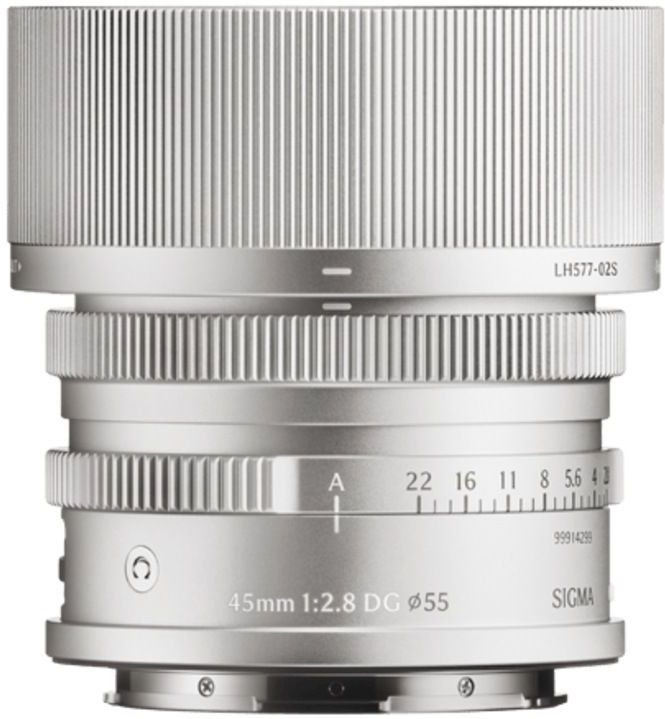 Sigma - 45mm f/2.8 DG Contemporary - L-Mount Objectief - Zilver