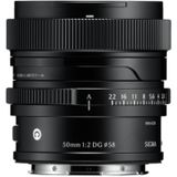 Sigma - 50mm f/2.0 DG - Objectief - Zwart - L-Mount