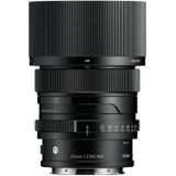 SIGMA - 65mm f/2 DG Contemporary - L-mount - Zwart - Prime-objectief