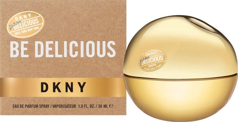 DKNY Eau de Parfum Golden Delicious, Glasflakon, Parfüm EDP, Damenduft