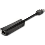 Ethernet-Adapter - USB 3.0 - Zwart - 10/100/1000 BASE-T