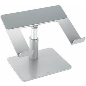 Laptopständer Kensington K50424WW, bis 16”, höhenverstell- und neigbar, mit Stauraum, B 280 x T 229 x H 210 mm, Aluminium und Stahl, silber