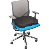Kensington Ergonomische Stoelkussen van Traagschuim - Zwart