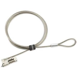 Kensington Slim NanoSaver 2.0 EQ kabelslot Zilver 1,8 m