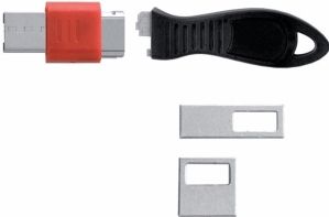 Kensington - Usb Port Lock - Beveiliging - Zwart/Rood - Lichtgewicht 50g