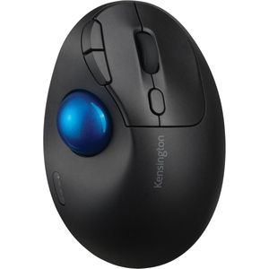 Trackball Kensington Pro Fit Ergo TB450, ergonomisch, Bluetooth, 2,4 GHz, 400/800/1200/1600 DPI, Plug & Play, zwart