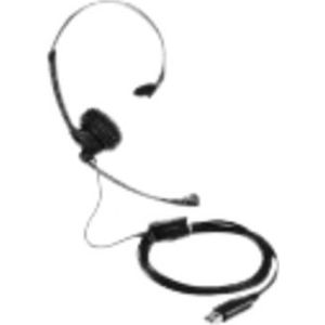 Kensington USB Mono Headset met Noise Cancelling Microfoon en Volumeknop, Verstelbare Single Koptelefoon Set Met Ingebouwde Microfoon voor Comfortabel Videobellen & Vergaderen Op Afstand (K80100WW)