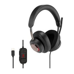 Kensington H2000 Hoofdtelefoon Zwart Plastic/Nylon/Leer 32 Ohm 20-20000 Hz