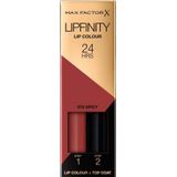 Max Factor - Lipfinity - Lippenstift - Spicy - Langhoudend - Hydraterend