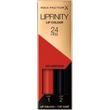 Max Factor Lipfinity Lip Colour Langaanhoudende Lippenstift met Balsem Tint 130 Luscious 4,2 gr