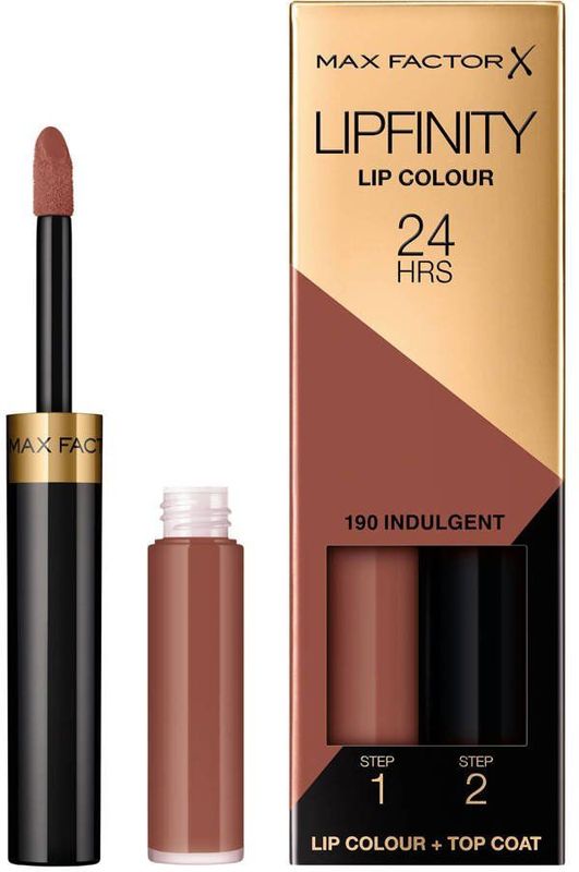 Max Factor Lipfinity Lip Colour 2-step Long Lasting Lippenstift - 190 Indulgent
