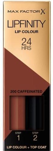 Max Factor Lipfinity Lip Colour 2-step Lippenstift - 200 Caffeinated