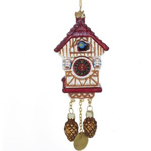 Kurt Adler kerstornament - Koekoeksklok