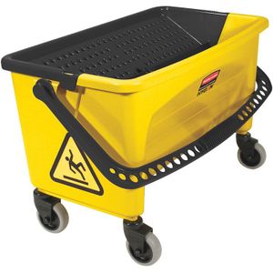 Rubbermaid Commercial Products HYGEN Press Wring Bucket voor Microvezel Mops - Geel