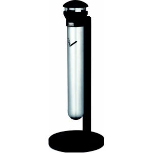 Rubbermaid Standascher Infinity, Vollmetall, mit 4,9 L Inneneimer, für Außenbereich