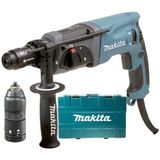 Makita HR2470FT SDS-plus Combihamer Incl. Snelspanboorkop In Koffer - 780W - 2,4J