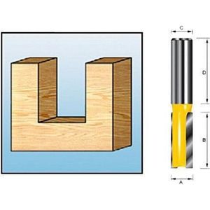 Makita Accessoires Groeffrees HM 20mm S12 - D-10447