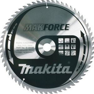 Makita Cirkelzaagblad voor Hout | Makforce | Ø 355mm Asgat 30mm 60T - B-08595
