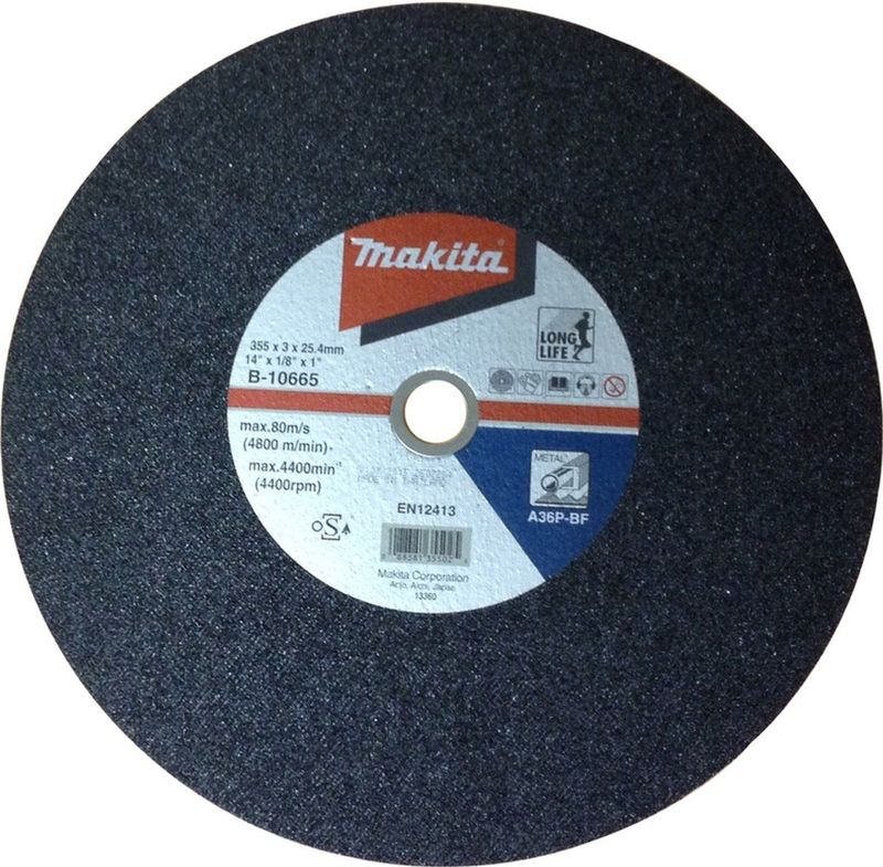 Makita B-10665-5 Slijpschijf - 355 mm - Set van 5 - Voor Metaalwerk