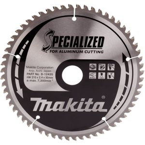 Makita Cirkelzaagblad voor Aluminium | Specialized | Ø 210mm Asgat 30mm 60T - B-12435