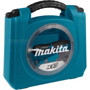 Makita D-42020 Ratel-/Dop-/Schroefbitset 65-delig in Koffer
