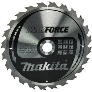 Makita - MakForce B-32172 - Zaagblad - 270 x 30 mm - 24 Tanden