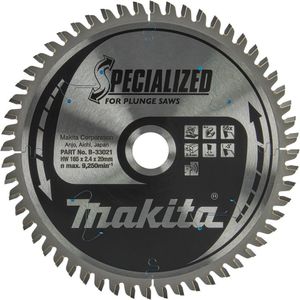 Makita Accessoires Invalcirkelzaagblad | Aluminium | 165X20X2,4 56T -3G - B-33021