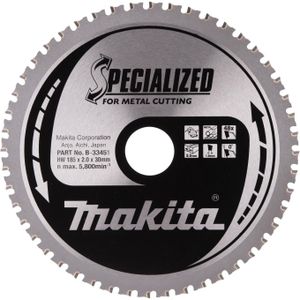 Makita Cirkelzaagblad voor Staal | Specialized | Ø 185mm Asgat 30mm 48T - B-33451