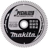 Makita B-33875 Cirkelzaagblad voor Laminaat | Specialized | Ø 260mm Asgat 30mm 84T