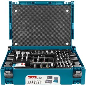 Makita Accessoires Boor-/bit set 66-delig in Mbox 1 - B-43044