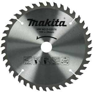 Makita Cirkelzaagblad - Hout - 165mm - HM-TCT - 40 Tanden