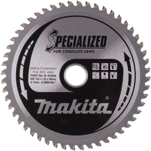 Makita Accessoires Cirkelzaagblad | Aluminium | 150X20X1,6 52T 0Gr - B-47064