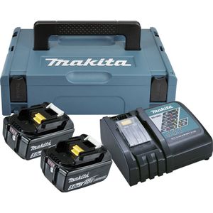 Makita Accessoires Makita Power Source-Kit 197624-2, 2x BL1850B + DC18RC - 197624-2
