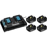 Makita 197626-8 Powerpack LXT 18 V 4x 5.0 Ah In Mbox