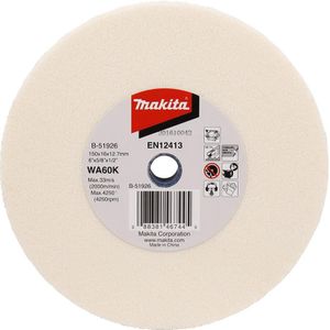 Makita - B-51926 - Slijpsteen - 150mm - Korrel 60 - Geschikt voor IJzer