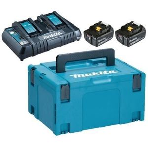 Makita Accu Starterset 18V DC18RD 2xBL1860B - 198077-8