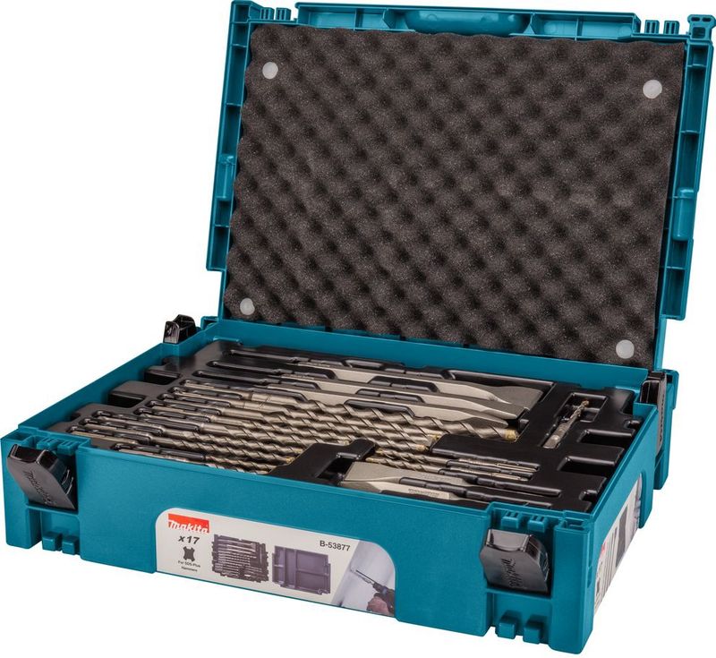 Makita Boor/beitelset SDS-PLUS 17-delig in Mbox - B-53877