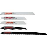Makita P-83945 - 5 Delige Reciprozaagbladen Set - RVS/Metaal/Hout