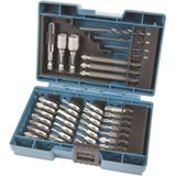 Makita Accessoires Boor- en Bitset 38 delig in kunstof box B-54106 - B-54106