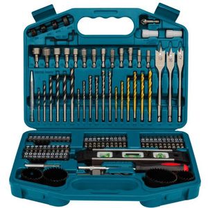 MAKITA bit- en boorset 100-dlg in kunststof koffer B-54520