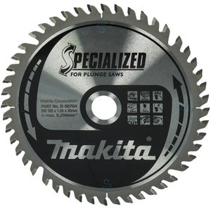 Makita Invalzaagblad voor Hout | Specialized | Ø 165mm Asgat 20mm 48T - B-56764
