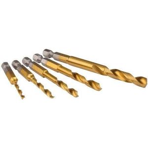 Makita B-57308 Metaalborenset HSS-TiN 5-delig