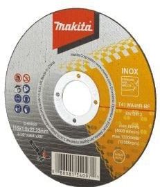 Makita D-65953 Doorslijpschijf 115x1,2x22,23mm RVS