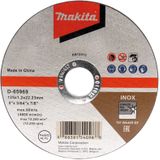 Makita D-65969-12 Doorslijpschijf 125x22,23x1,0mm RVS VE=12